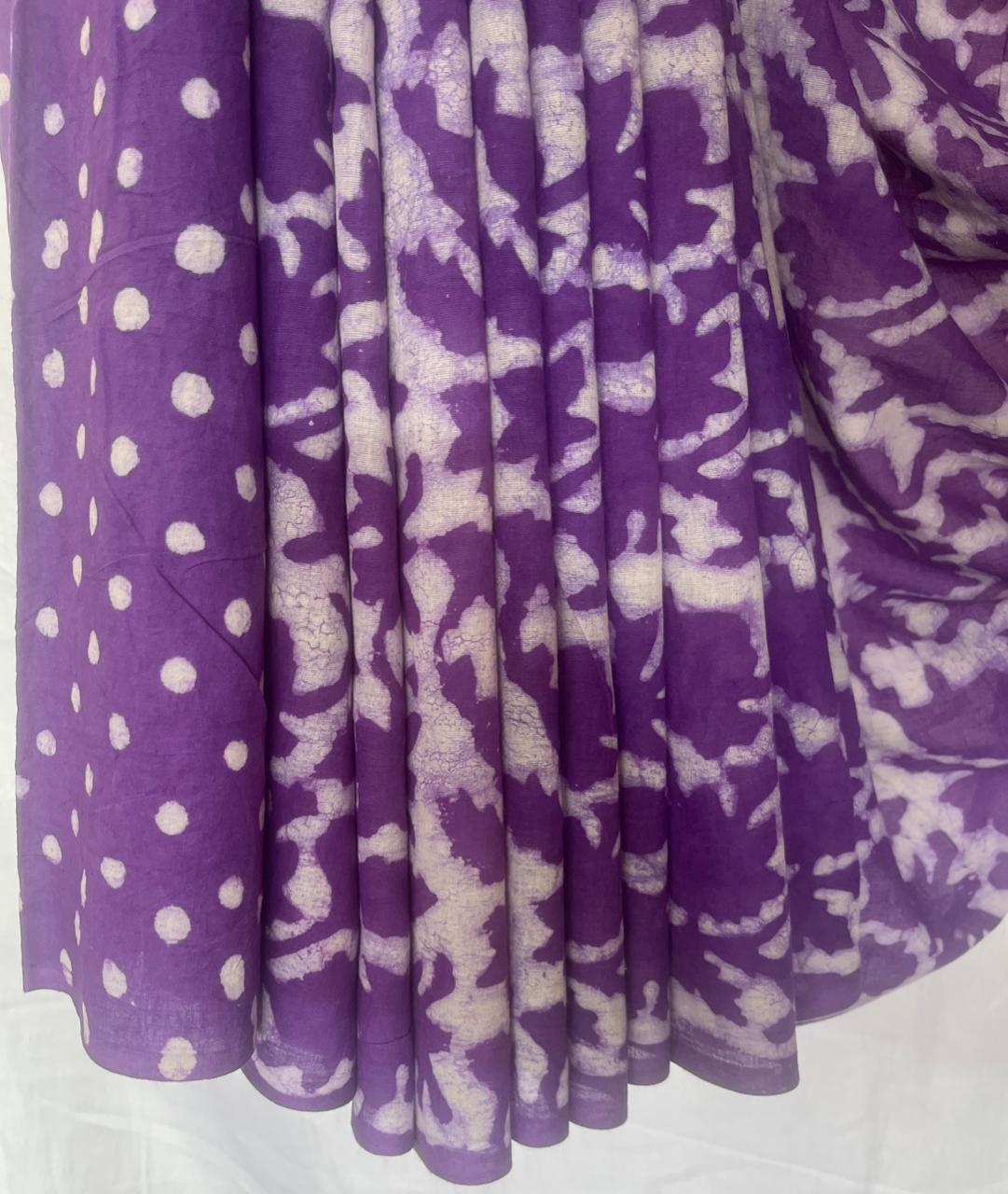 Cotton Hand Block Print Saree (Copy)