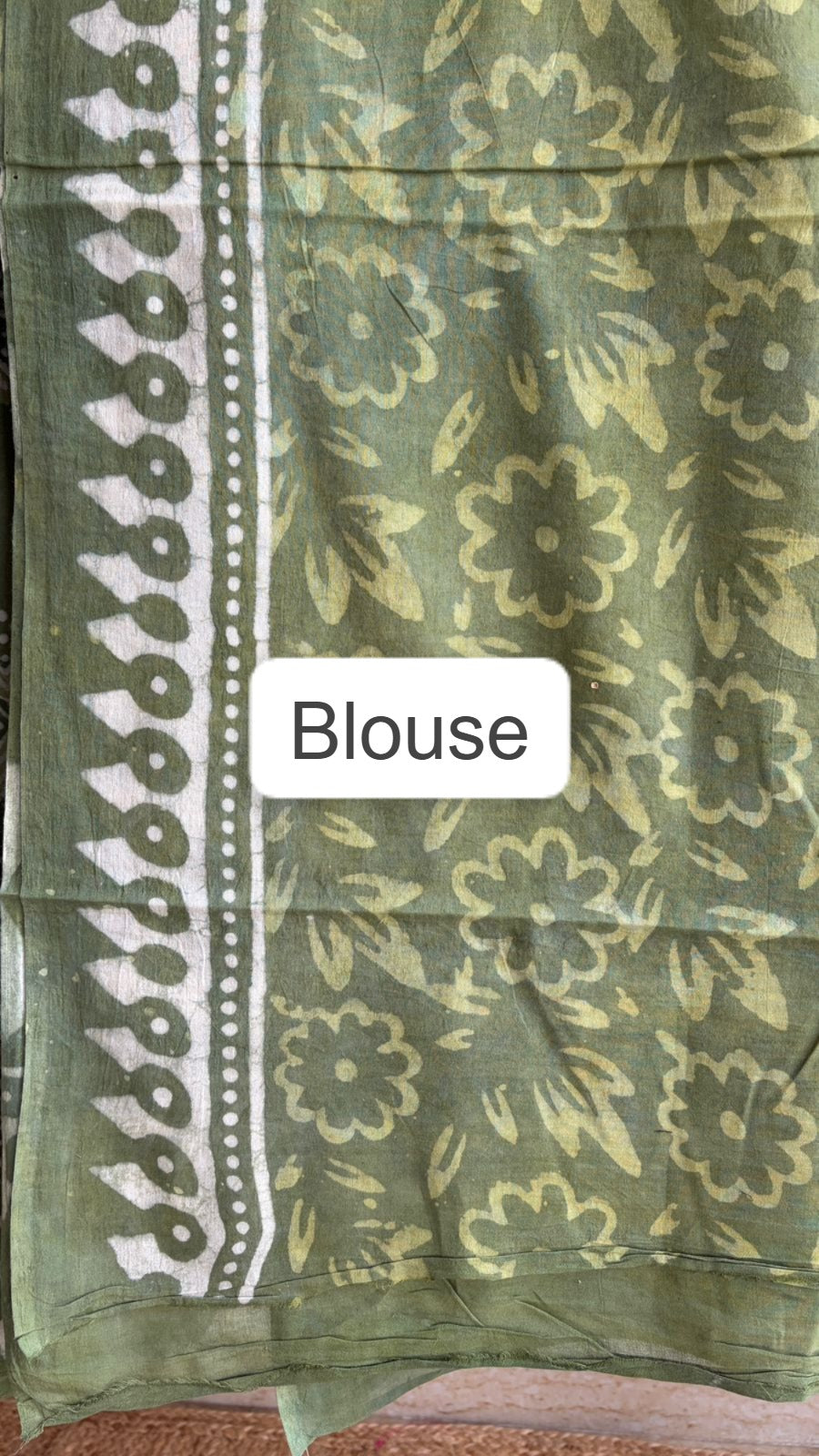 Mul Cotton Hand Block Print Saree _04