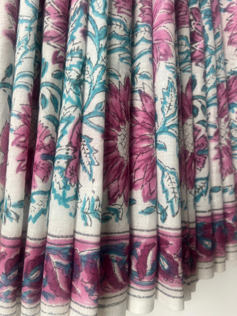 Cotton Hand Block Print Saree
