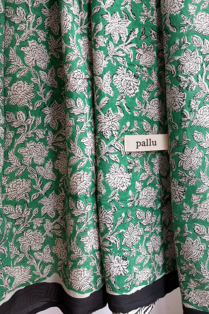 Mul Cotton Hand Block Print Saree _02