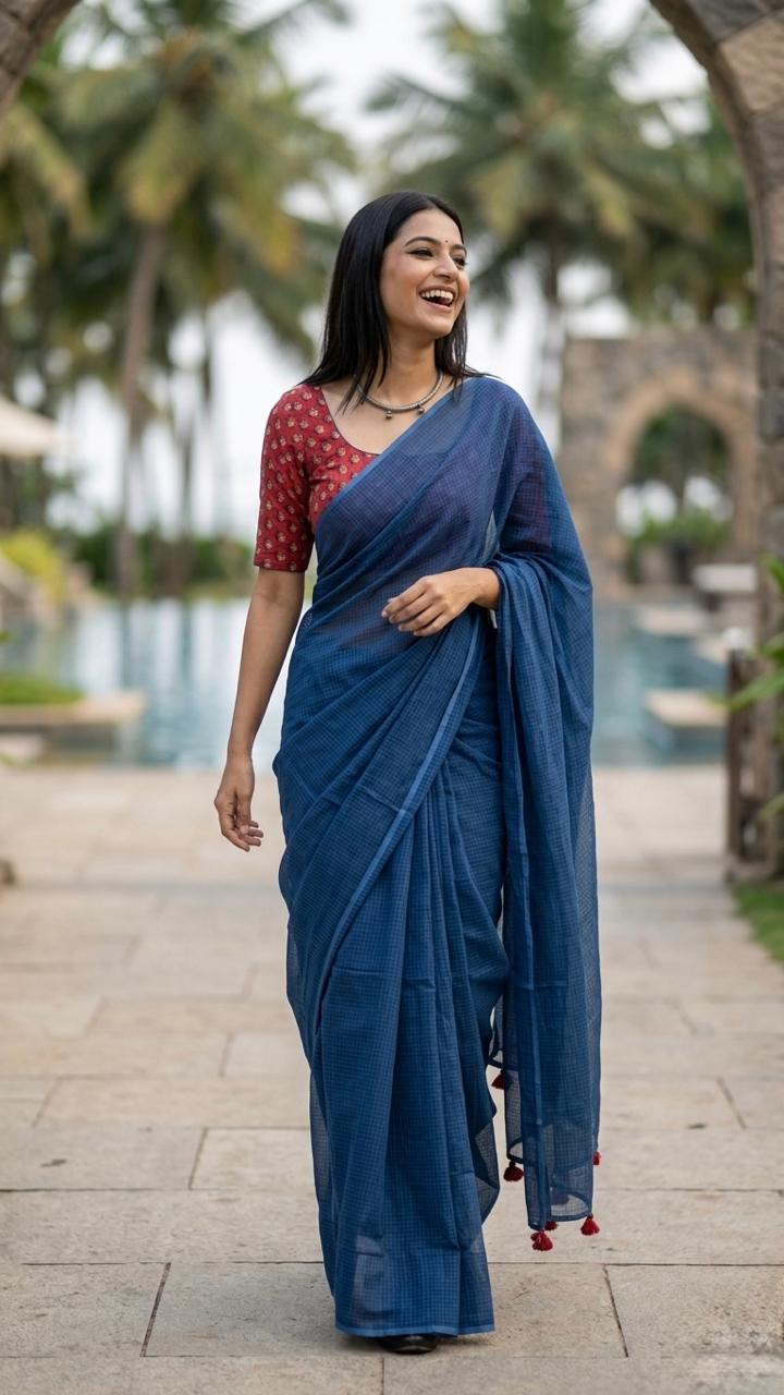 Pankhuri-Navy Blue