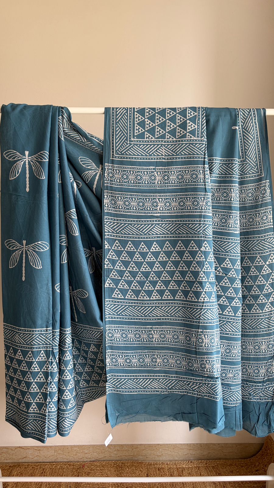 Mul Cotton Hand Block Print Saree _05