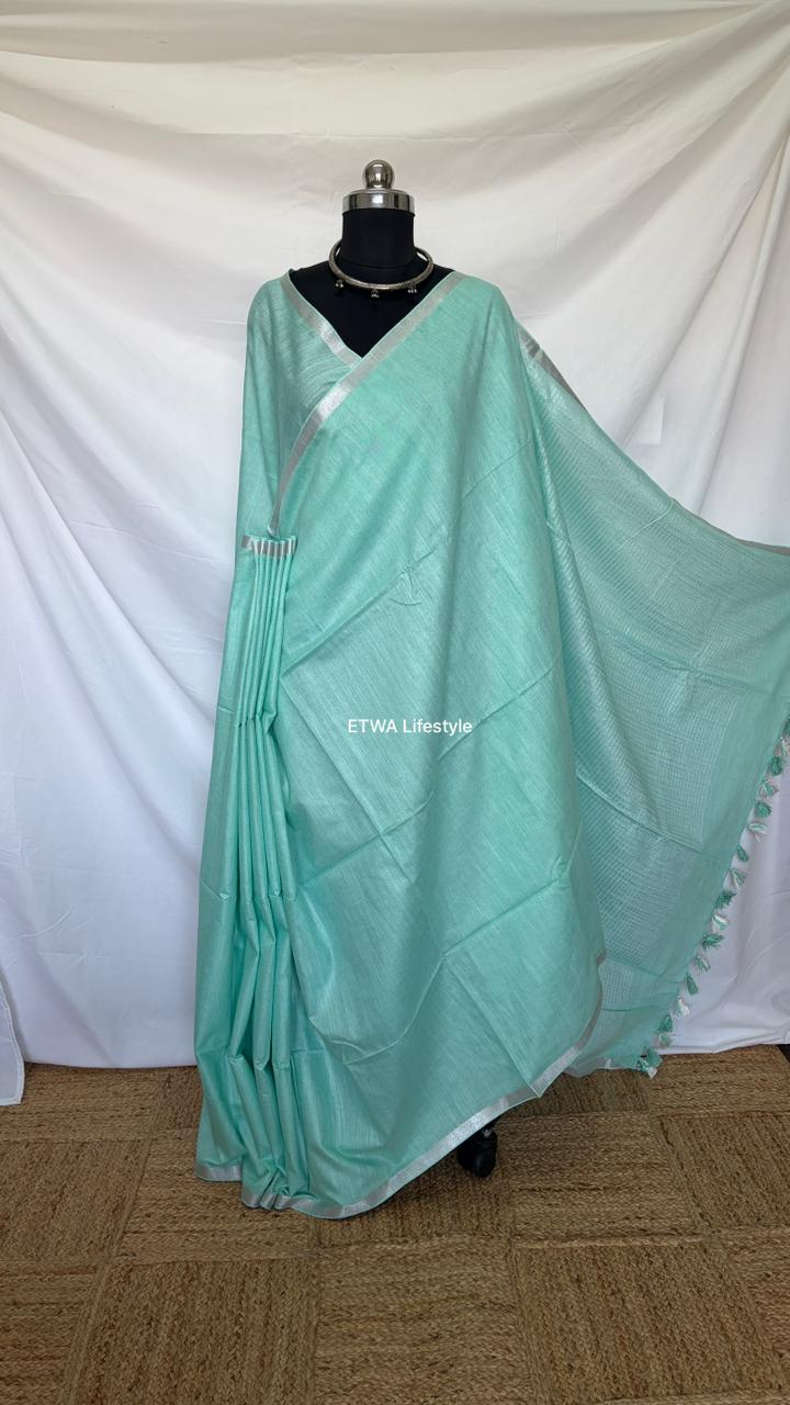 Noor Linen-Pastel Aqua