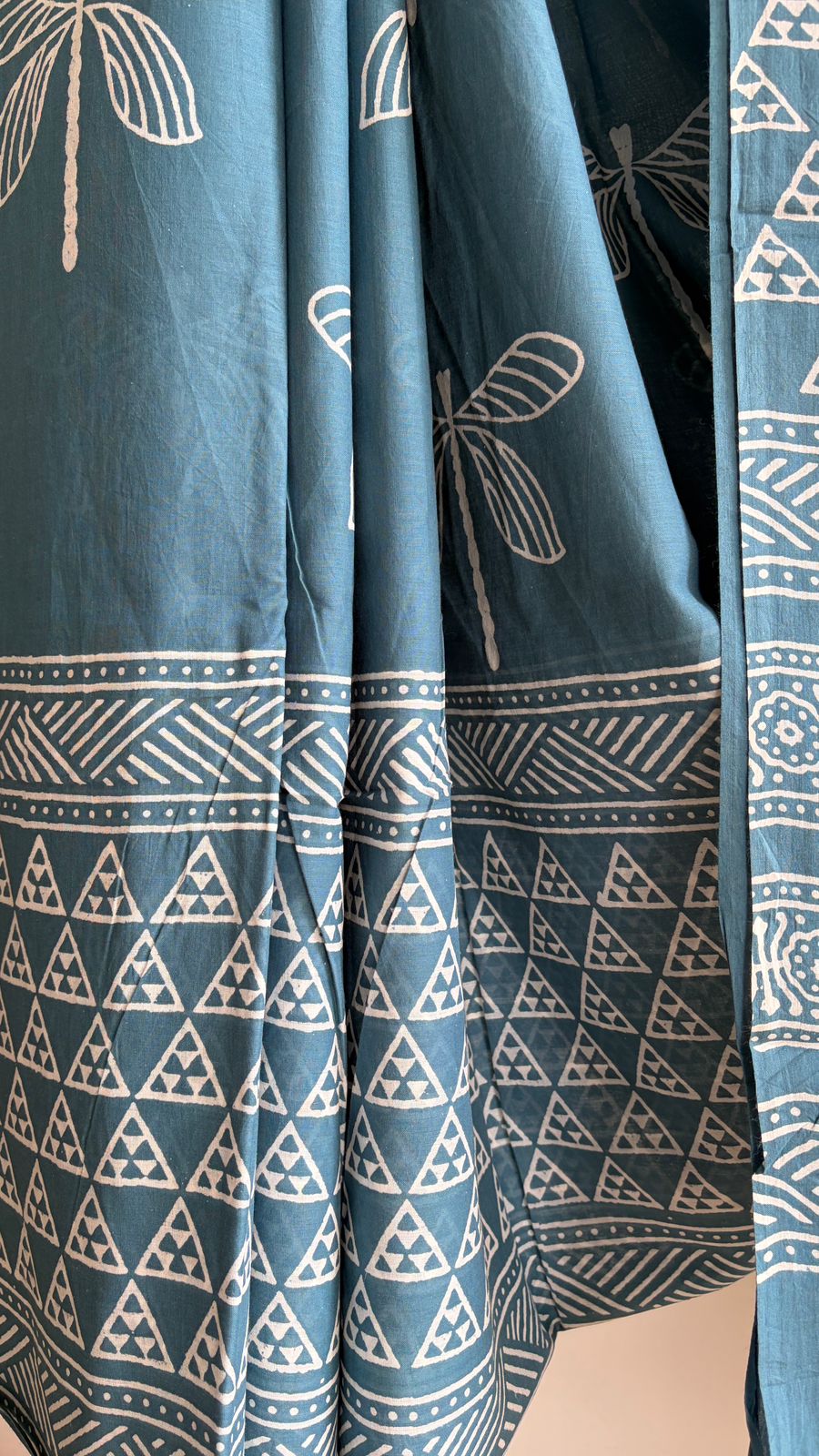 Mul Cotton Hand Block Print Saree _05