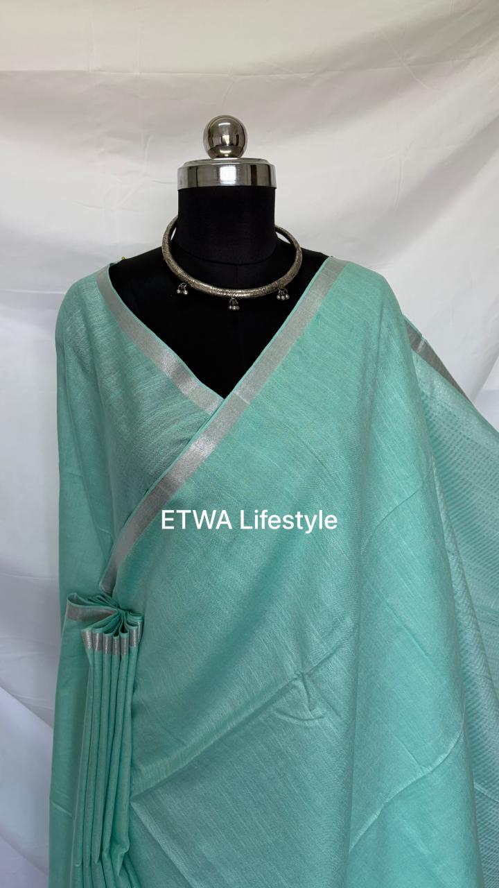 Noor Linen-Pastel Aqua