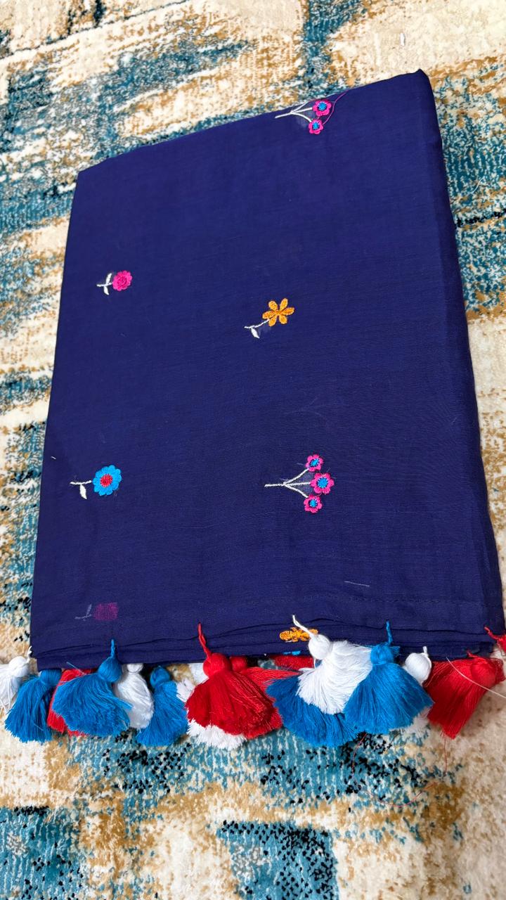 Flora- Navy Blue