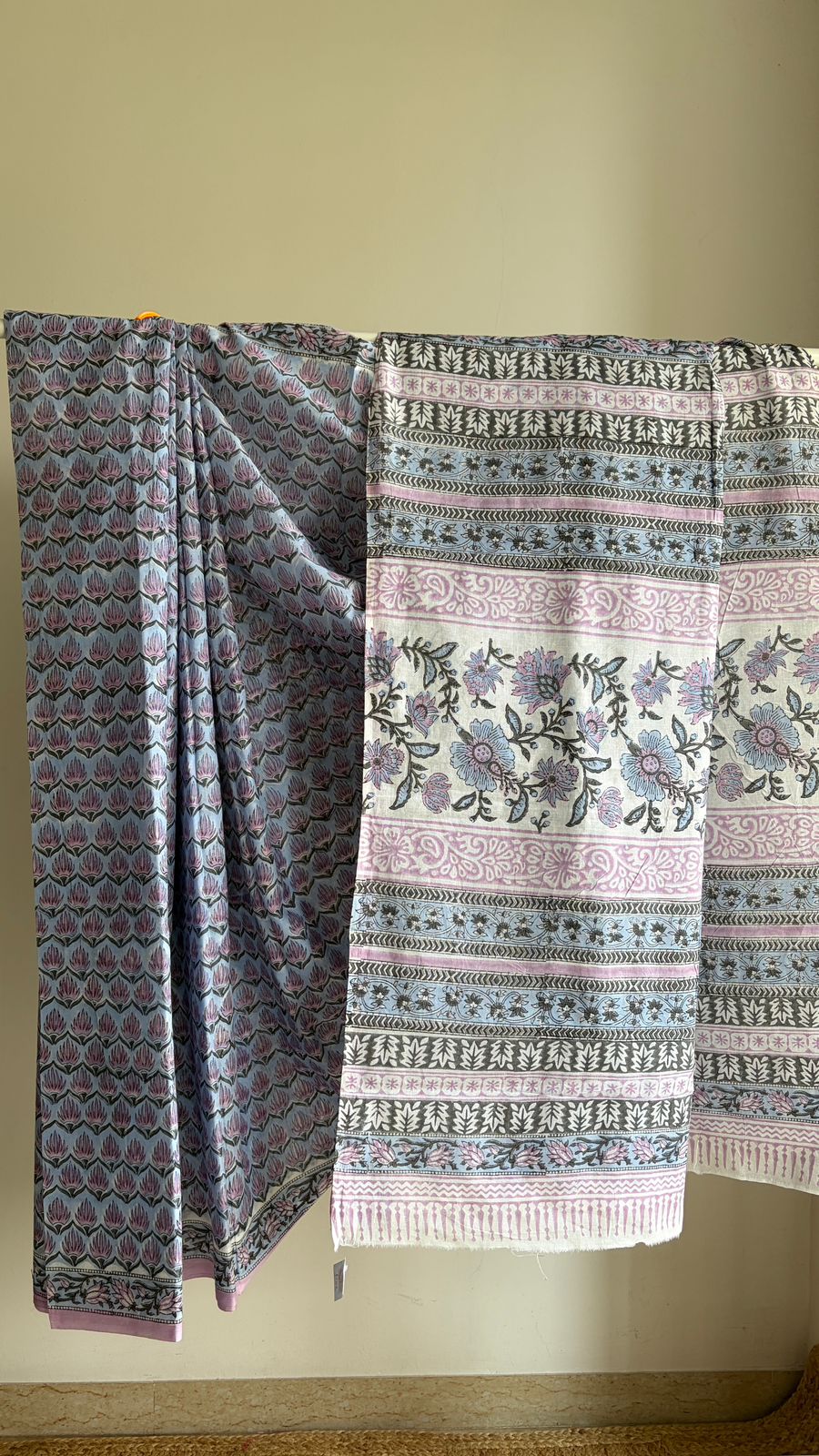 Mul Cotton Hand Block Print Saree _06