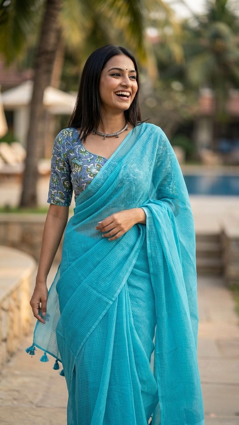 Pankhuri-Sky Blue