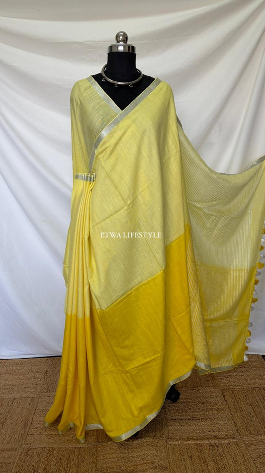 Noor Linen-Tie & Dye-Yellow