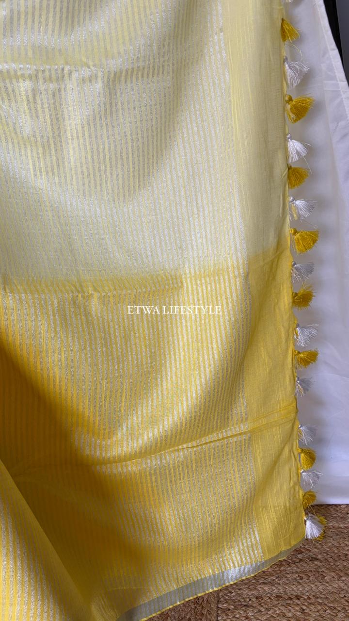 Noor Linen-Tie & Dye-Yellow