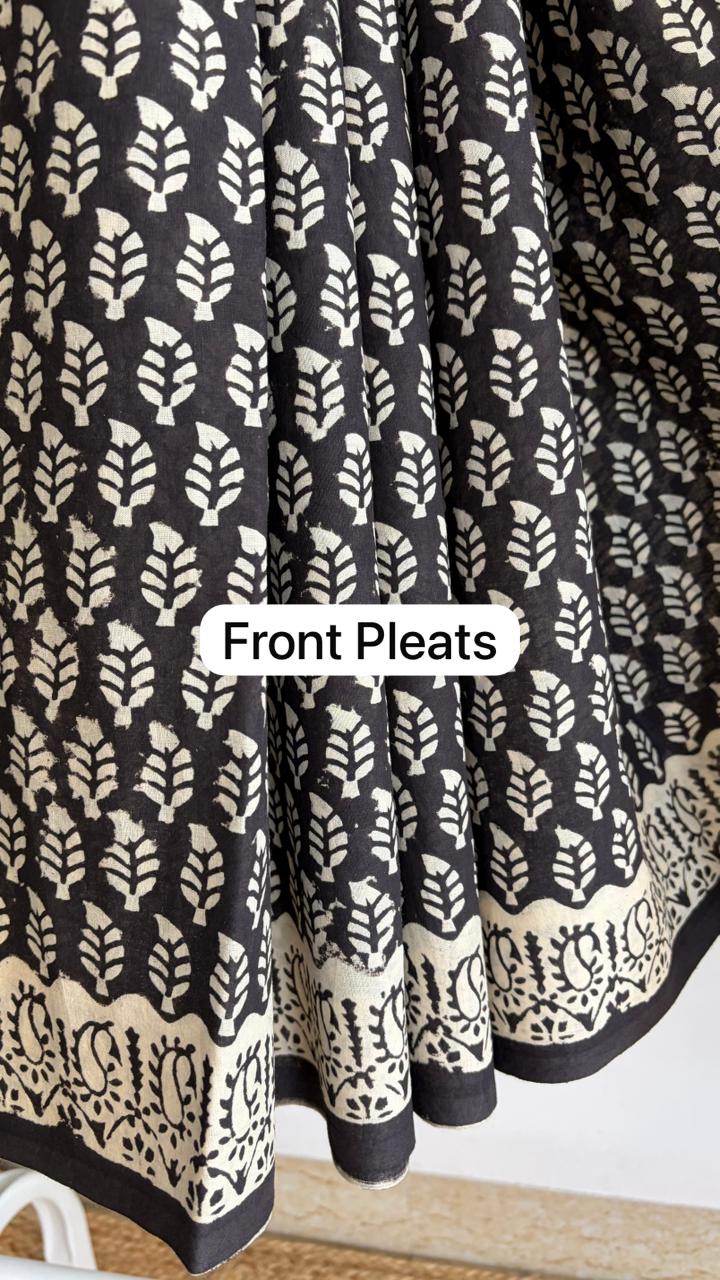 Mul Cotton Hand Block Print Saree _20