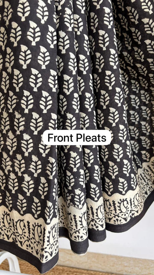 Mul Cotton Hand Block Print Saree _20